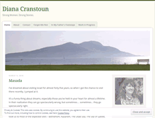 Tablet Screenshot of dianacranstoun.com